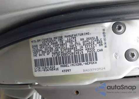 2000 Toyota Avalon Xls from USA, damaged, VIN 4T1BF28B5YU024819